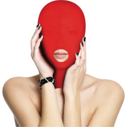 Ouch! Cagoule Submission Mask Rouge
